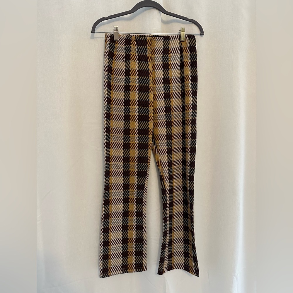 Free People Plaid Pants